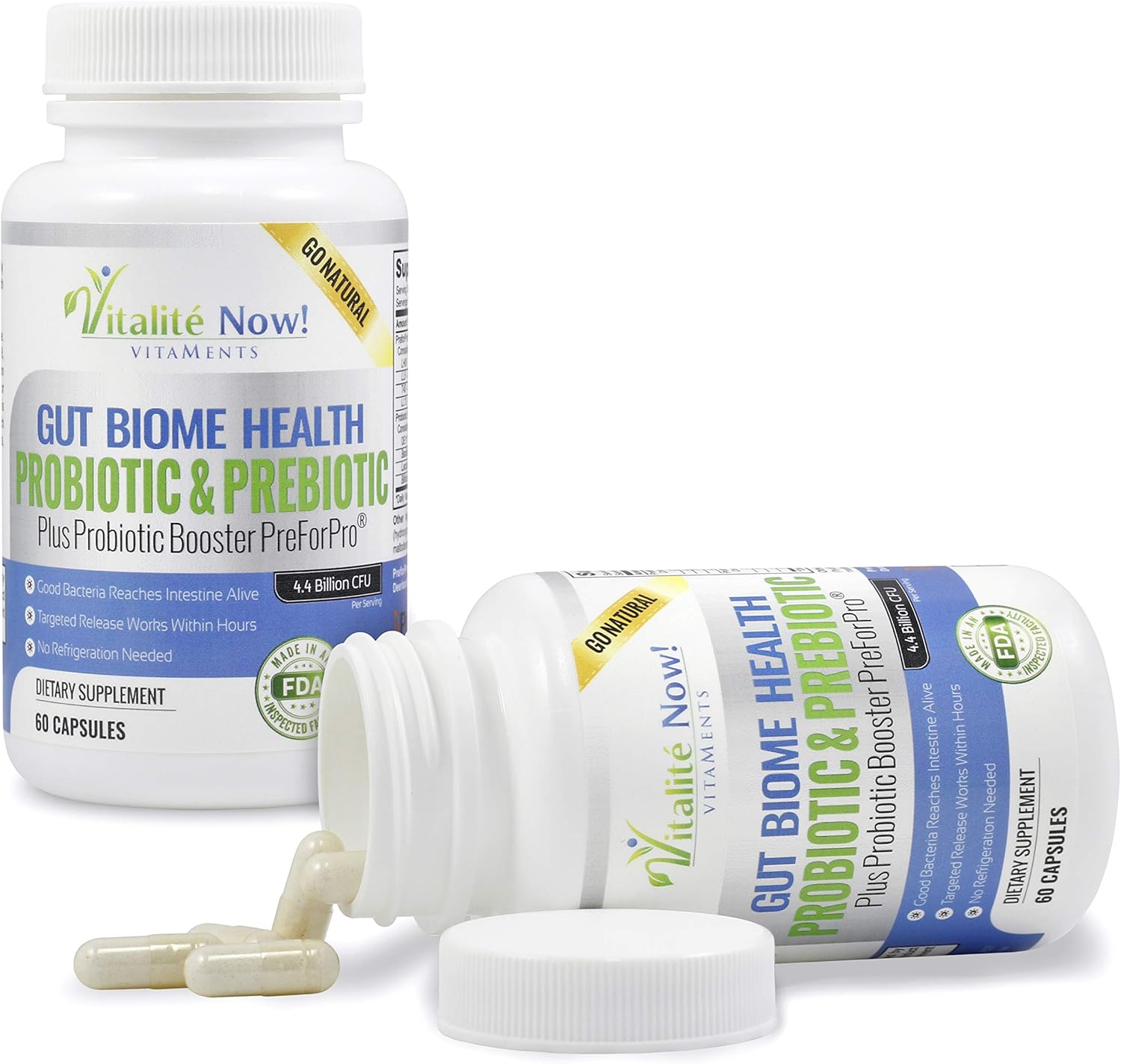 Probiotic Prebiotic Gut Health Supplement 4.4 Bn CFU k7