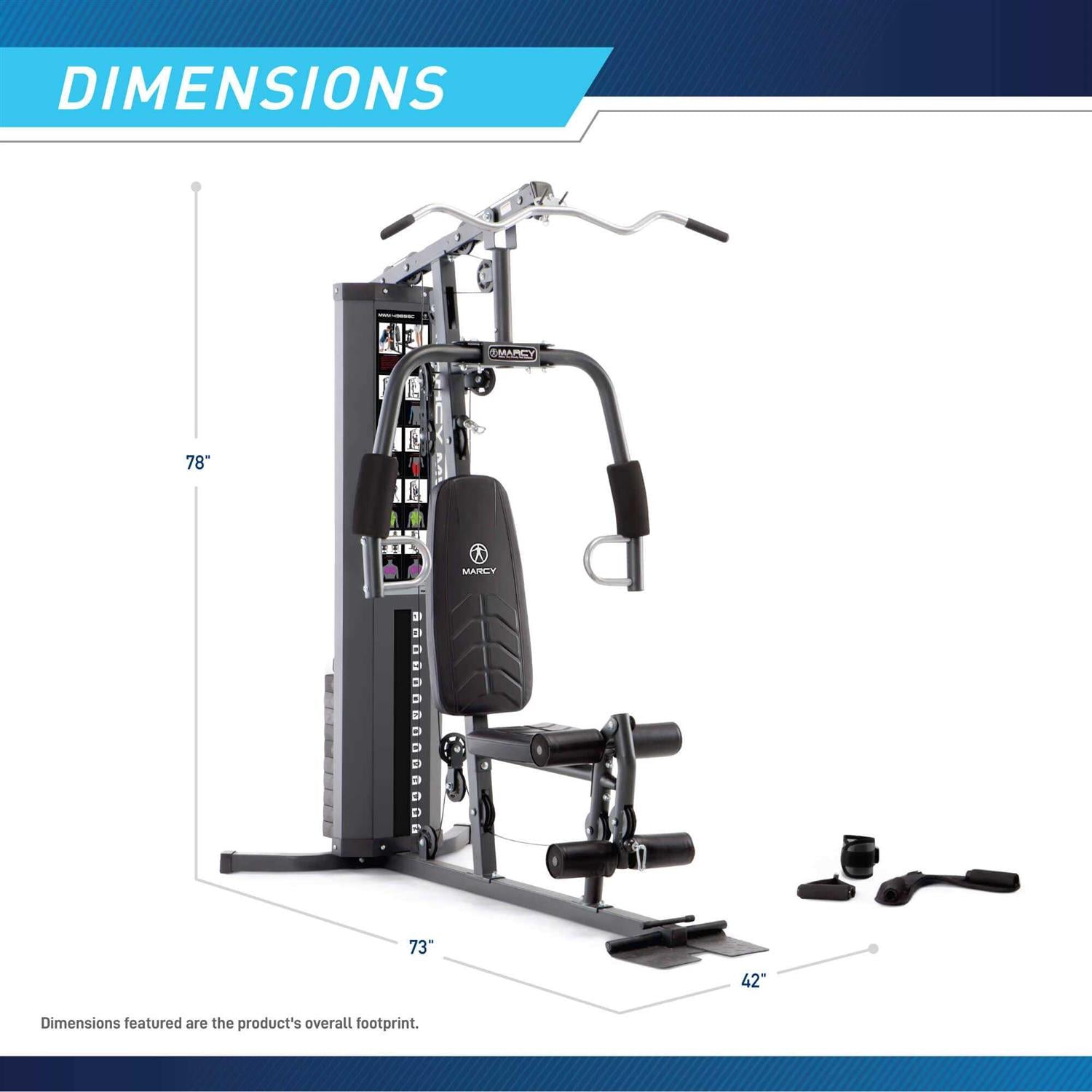 150 lb Stack Home Gym Kit a7