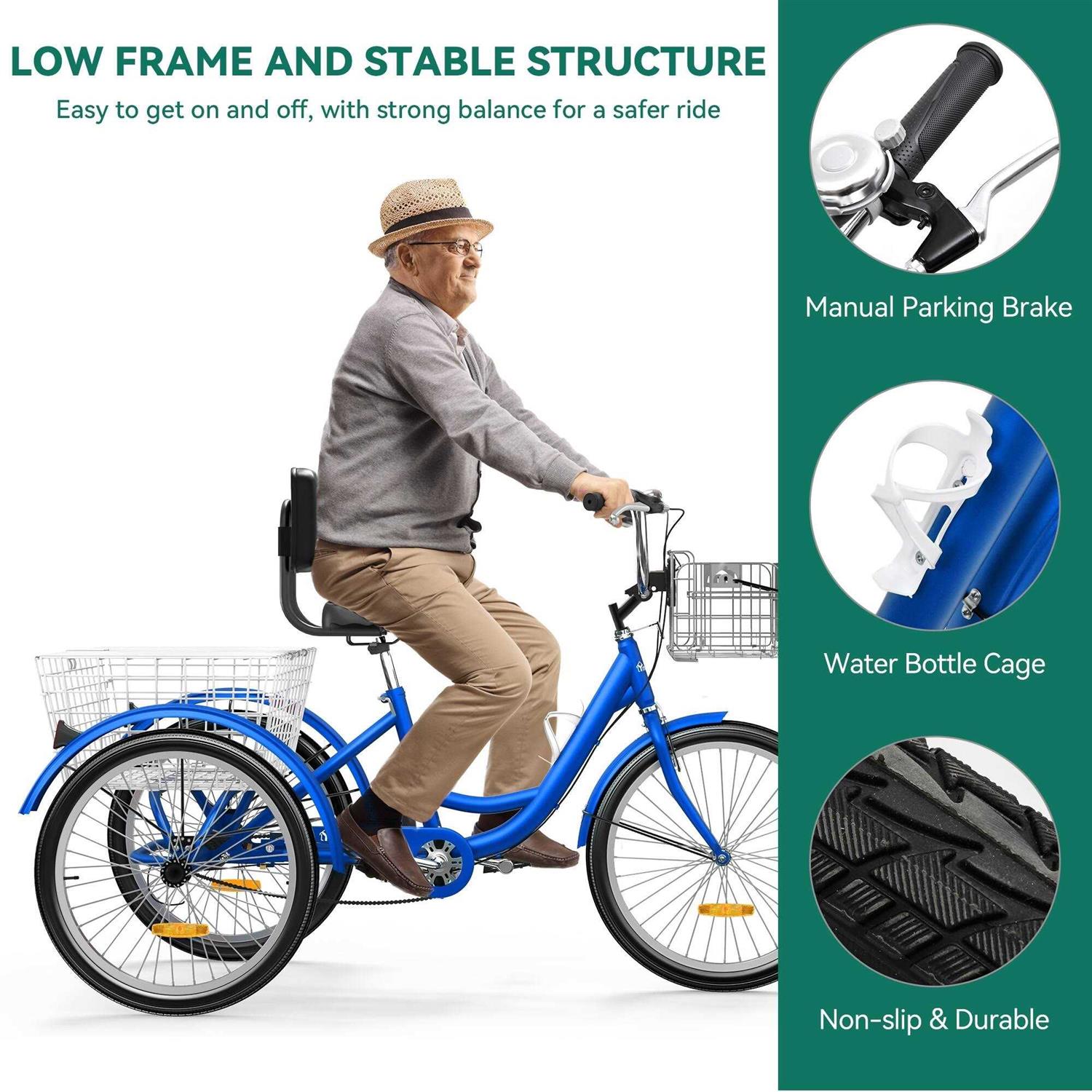 Adult Tricycle 3 Wheel Bike for Adults7k