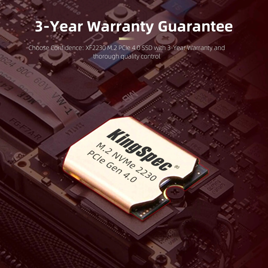 M.2 2230 SSD PCIe 4.0 5000MB/s with Heatsink k7