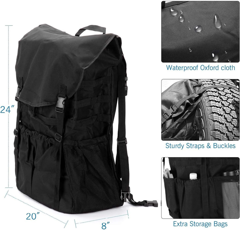Spare Tire Trash Bag Overland Cargo Organizer for Camping SUV Truck Off-Road a7