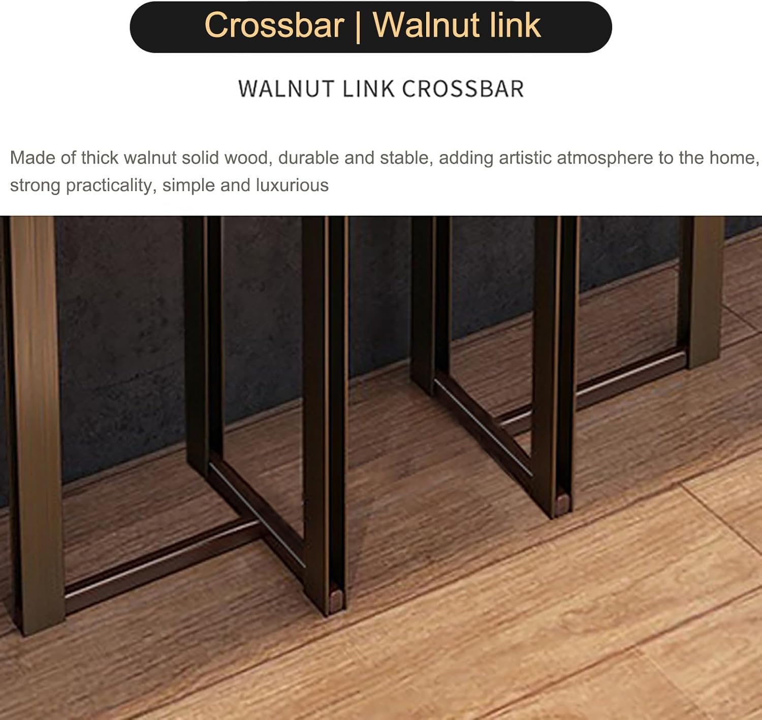 Narrow Entryway Table with Geometric Metal Base a7k