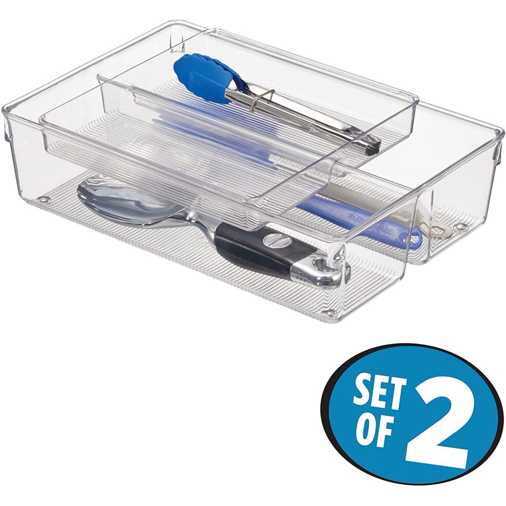 Drawer Organizer 2-Tier Stackable Tray a7