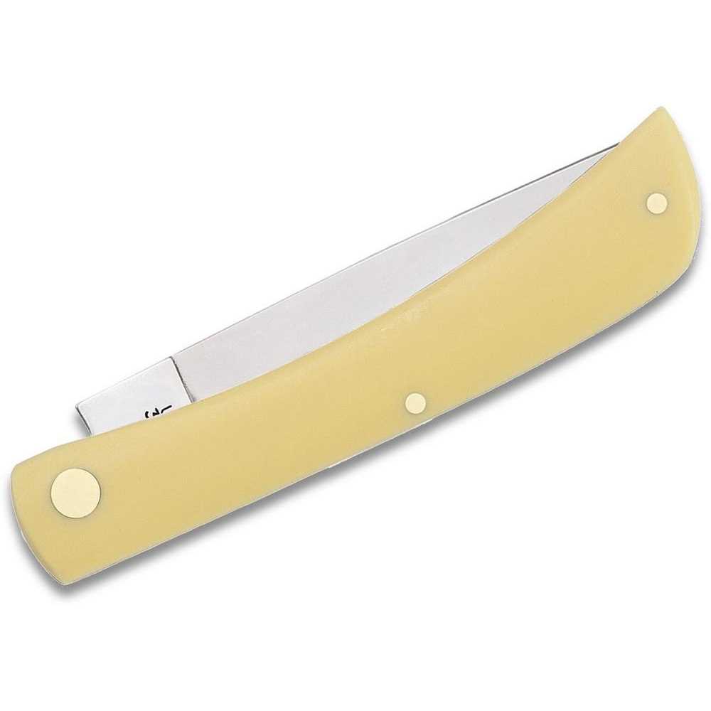 Pocket Knife with Yellow Handle CV Steel 7k
