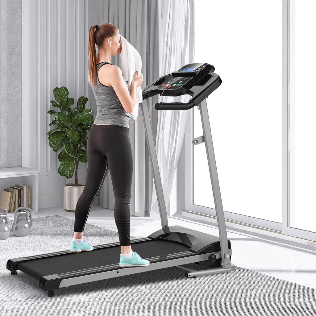 Folding Treadmill for Home Gym with Cup Holder a7