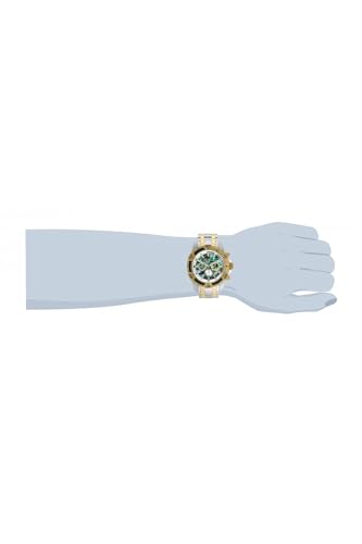 Men's Diver Chronograph Watch with Carbon Fiber Bezel and Abalone Dial 50mm k7