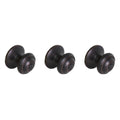 Defiant Madrid Aged Bronze Entry Keyed Door Knob (3-Pack)
