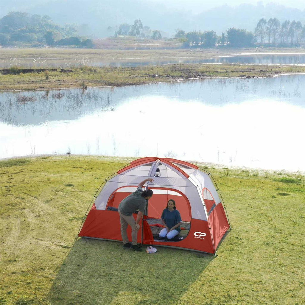 Tent 6 Person Waterproof Windproof Family Camping a7