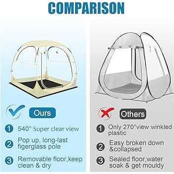 Pop-Up Bubble Tent Outdoor 1-6 Person a7