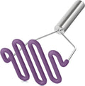 Scratch-resistant silicone potato mash maker, kitchen tool, stainless steel outer layer wrapped with high-quality silicone.
