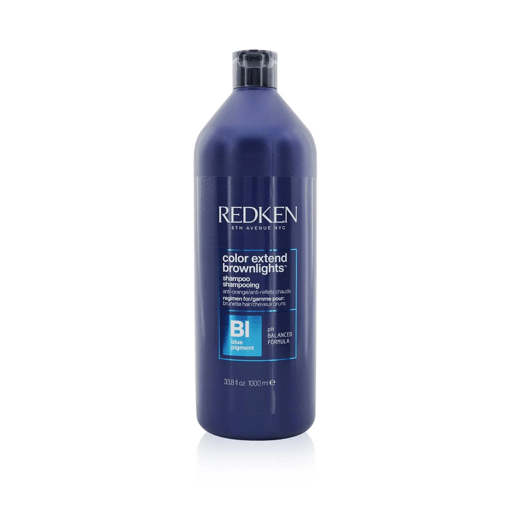 Redken Color Extend Brownlights Blue Shampoo Anti-Orange/Anti-Reflets Chauds (For Brunette Hair)  1000ml/33.8oz