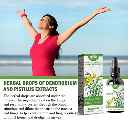 Dendrobium & Mullein Extract Herbal Drops for Lung Care a7