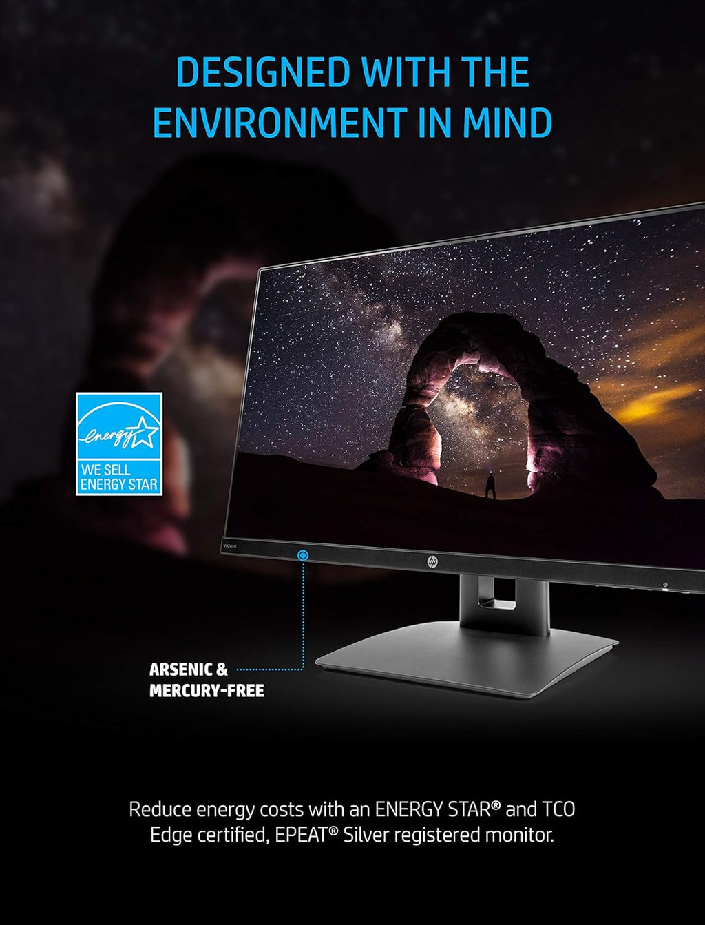 23.8" Full HD IPS LED Monitor with Built-In Speakers and VESA Mounting, HDMI & VGA Ports k7