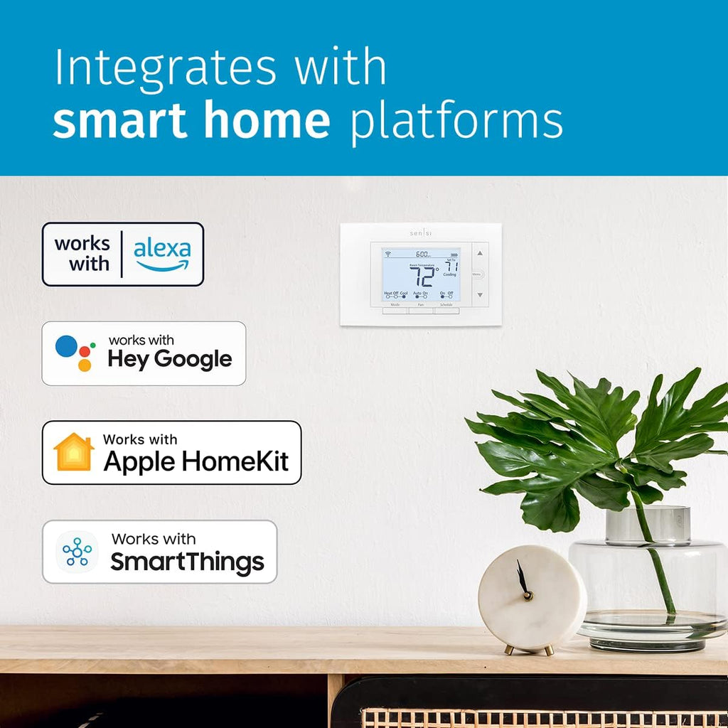 Smart Wi-Fi Thermostat for Smart Home, DIY, Works with Alexa, Energy Star Certified, 2-Pack q7k