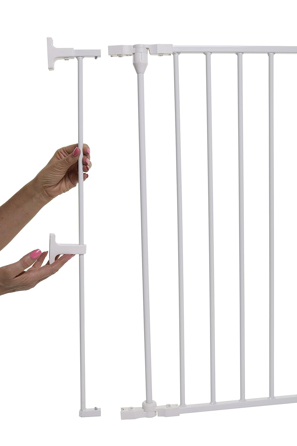 Baby Gate for Stairs White a7