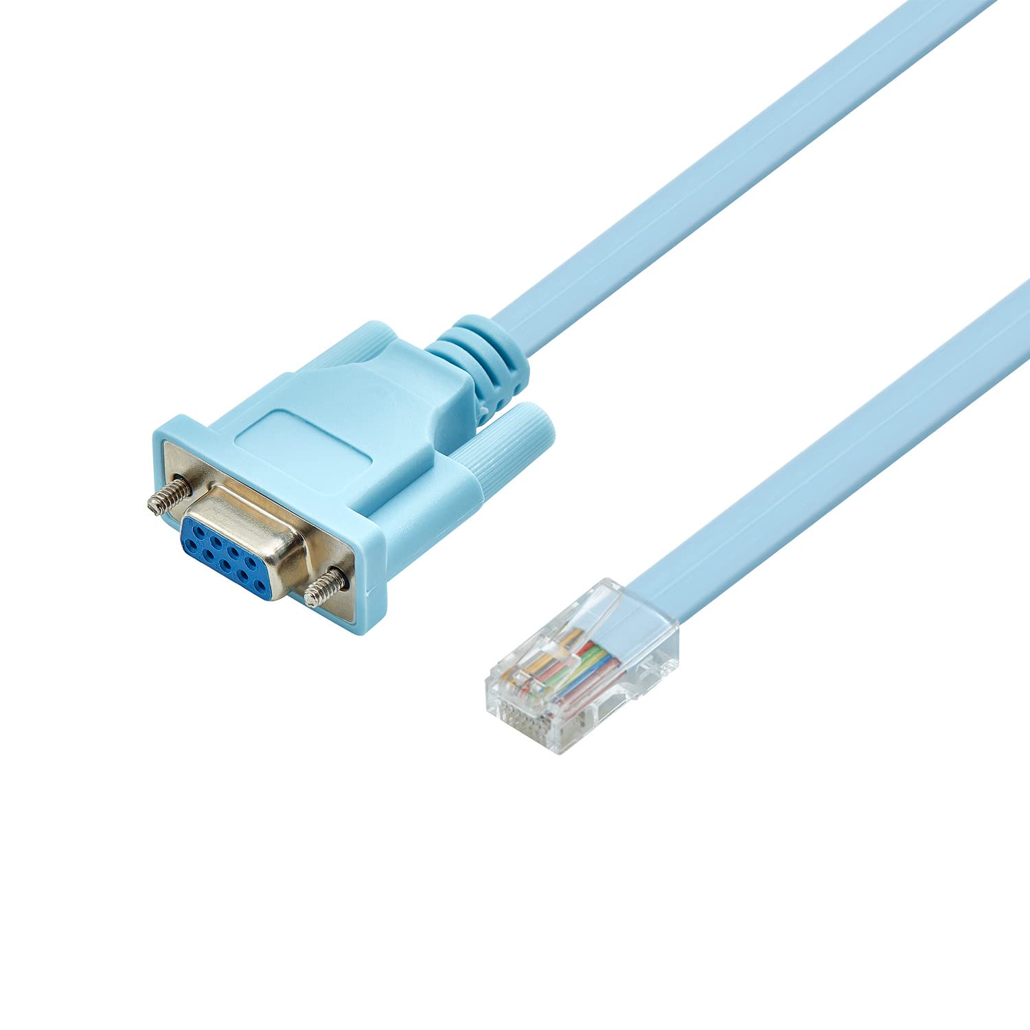 RJ45 to DB9 Console Cable 1.8m RS232 Serial Adapter k7