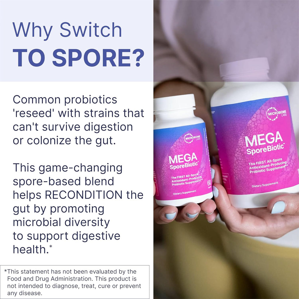 Probiotic Gut Support Bundle 60 Capsules 5.5oz Powder a7