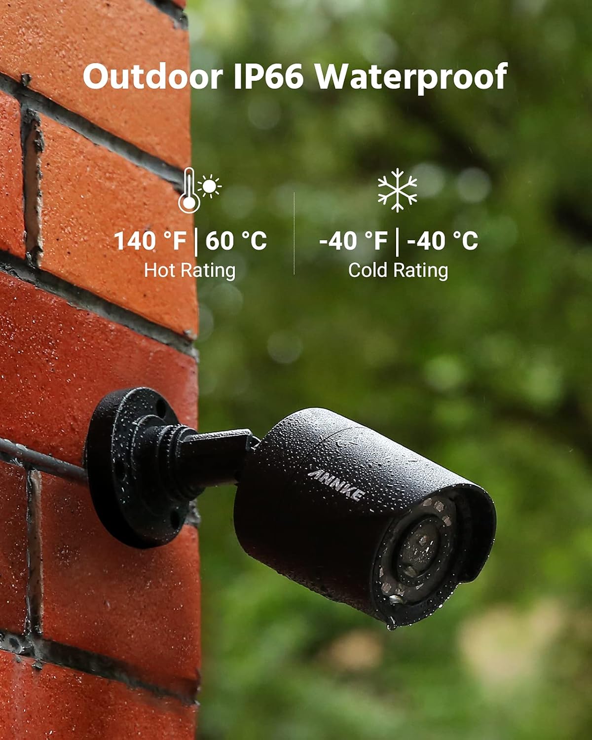 5MP Security Camera System Outdoor 8 Channel DVR with 8 Cameras IP66 Weatherproof Home CCTV 1TB HDD k7