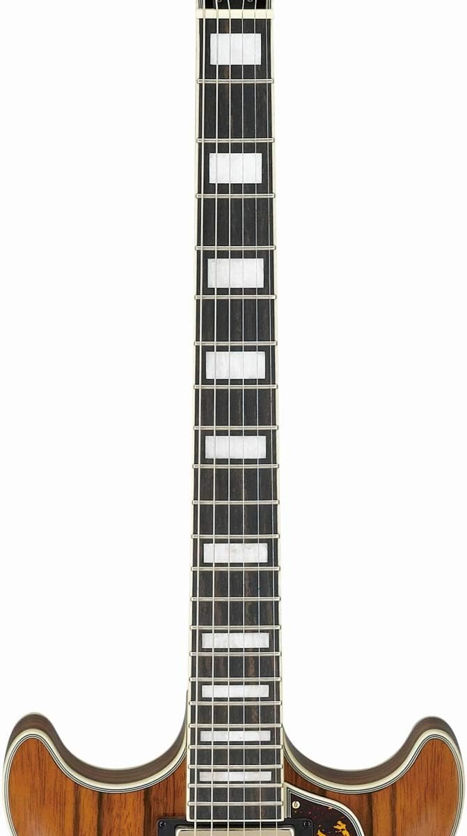 Semi-Hollow Body Electric Guitar with Ebony Fretboard k7