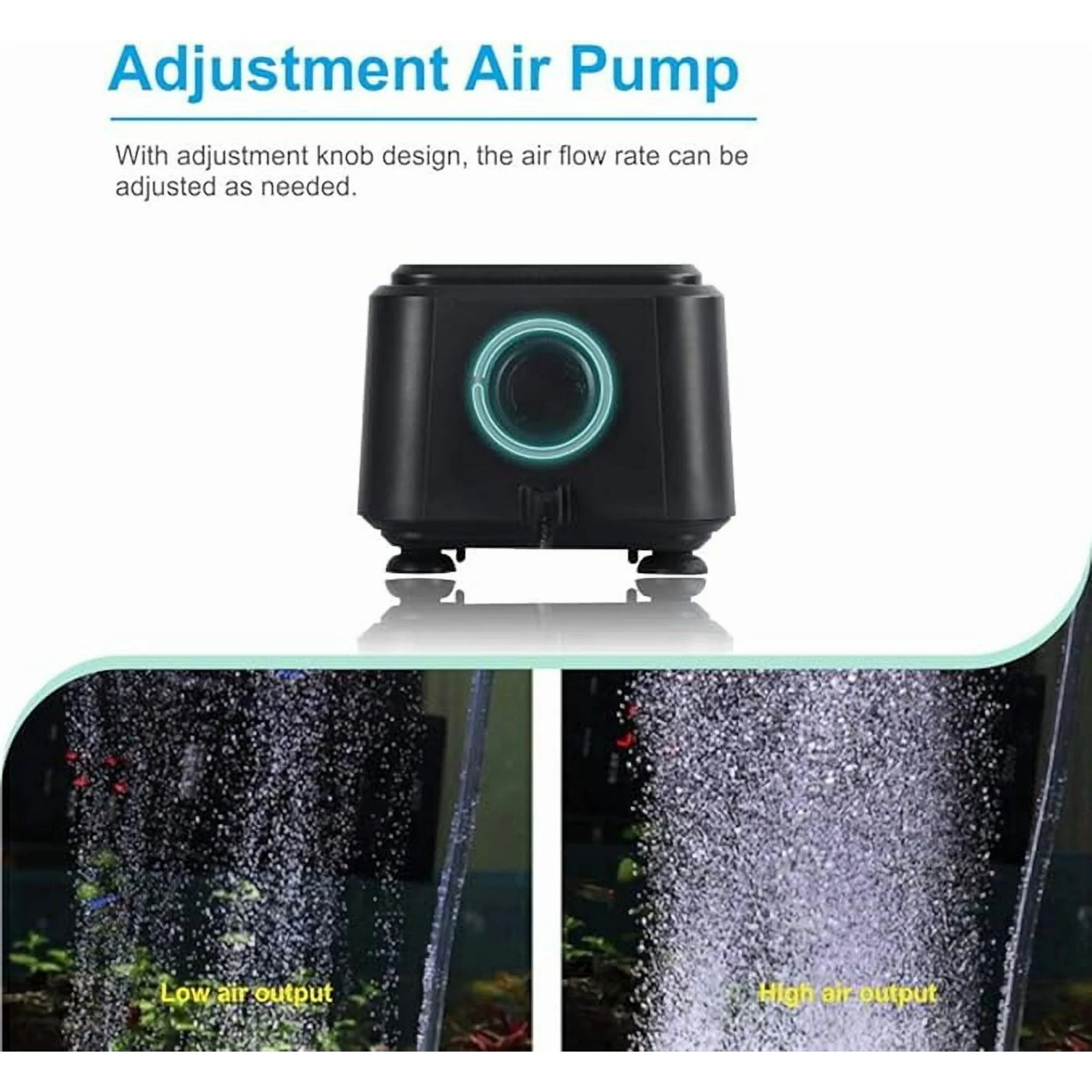 Aquarium Air Pump Adjustable 7k
