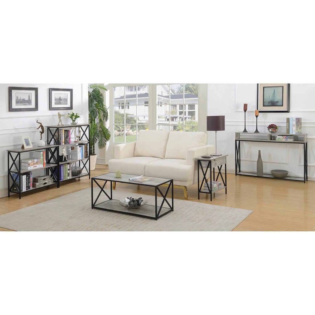 Bookcase 4 Tier Faux Birch a7