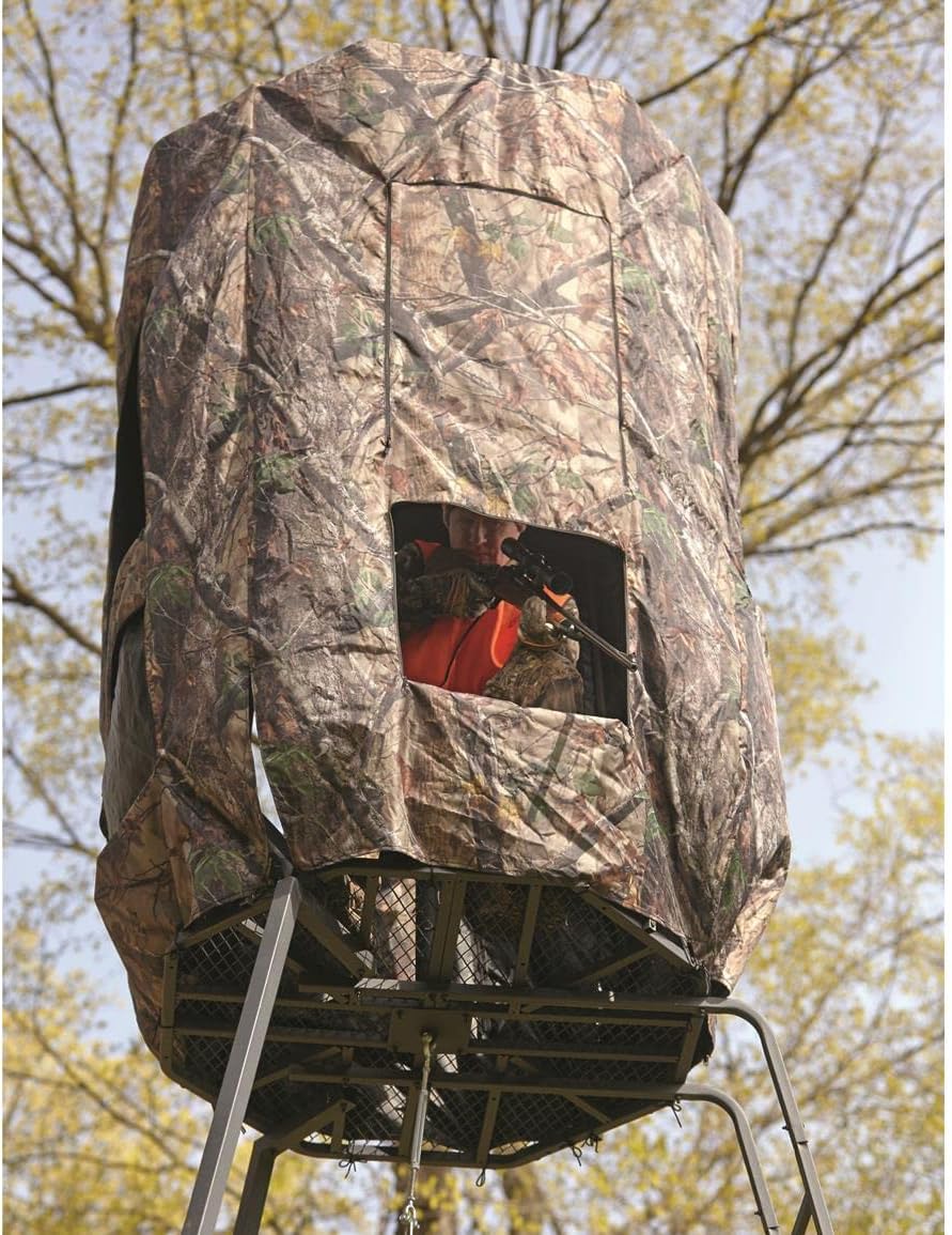 Deer Stand Cover Camo Tripod Hunting Blind Enclosure k7p