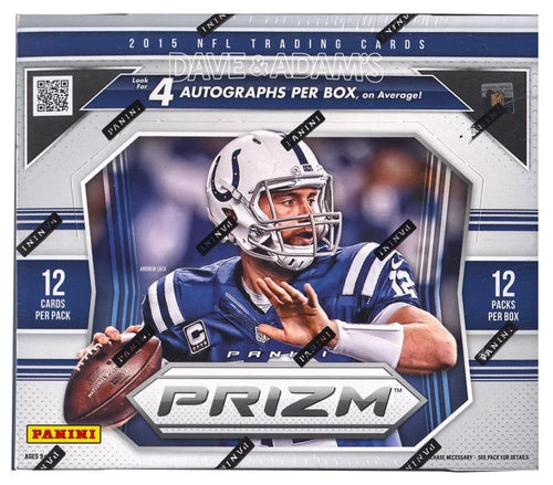 2015 Panini Prizm Football 12 Pack Jumbo Hobby Box Sealed k7