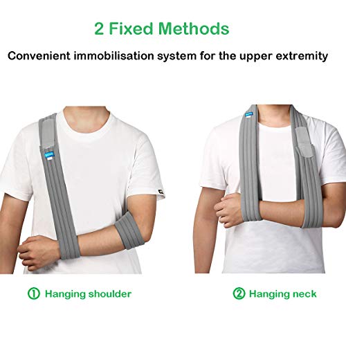 Arm Sling for Broken Bones Adjustable Shoulder Immobilizer q7