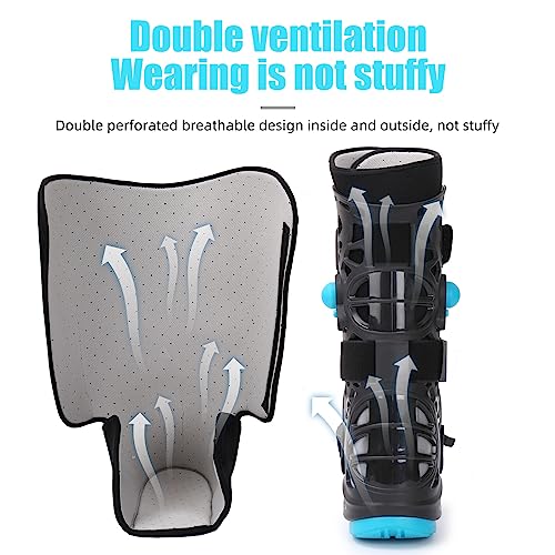 Tall Walker Fracture Boot Inflatable Air Cast for Ankle Pain Recovery q7