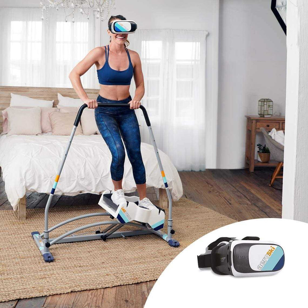 Ski Fitness Workout Machine with Recoil Spring Resistance k7m