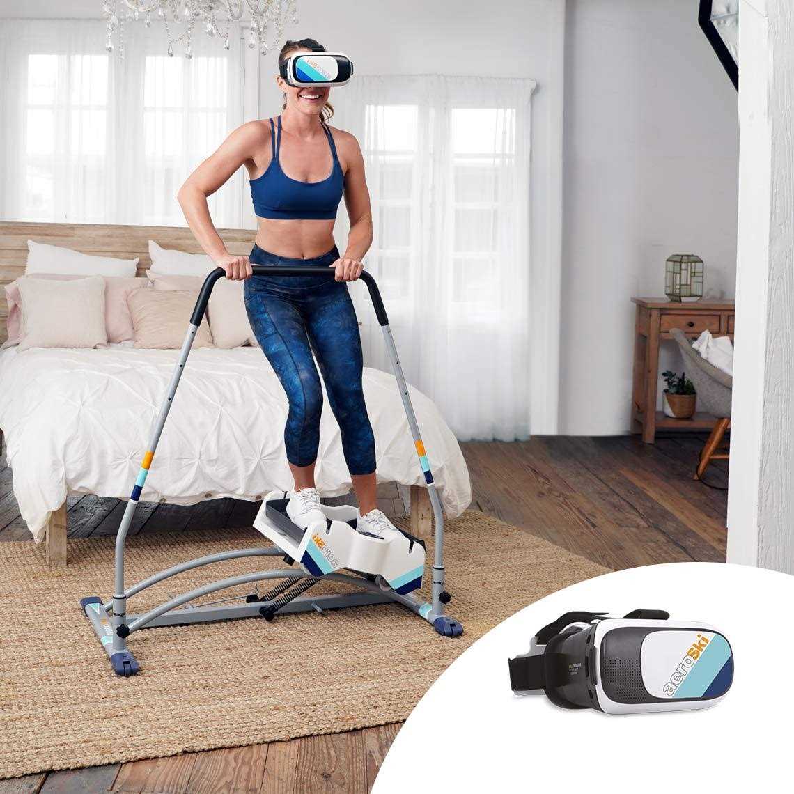 Ski Fitness Workout Machine with Recoil Spring Resistance k7m