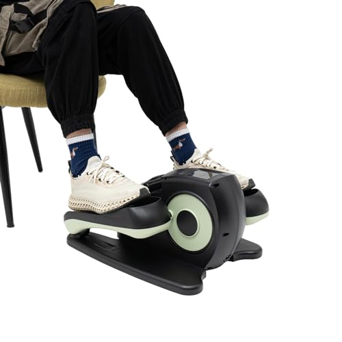 Under Desk Elliptical Machine with Remote Control and LCD Display k7p
