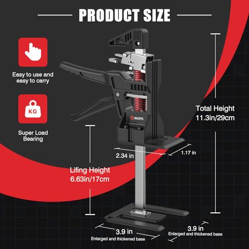 Arm Jack 2 Pack 11.3 Inch Furniture Lifter Load 220 Lb a7