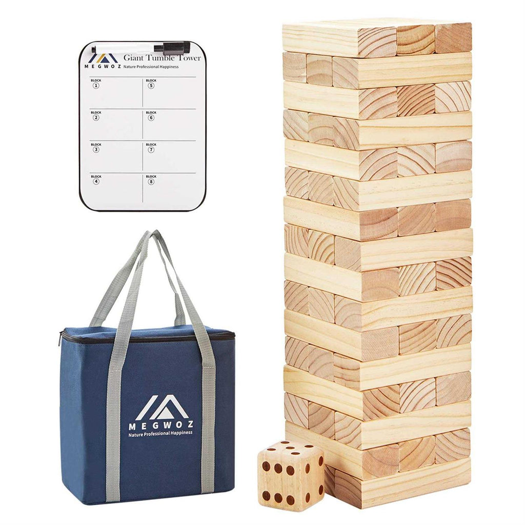 Giant Tumble Tower Game Stacking Indoor Outdoor k7p