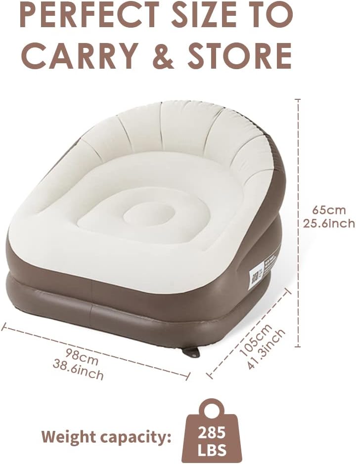 Inflatable Air Sofa Lounge for Camping Indoor Outdoor a7