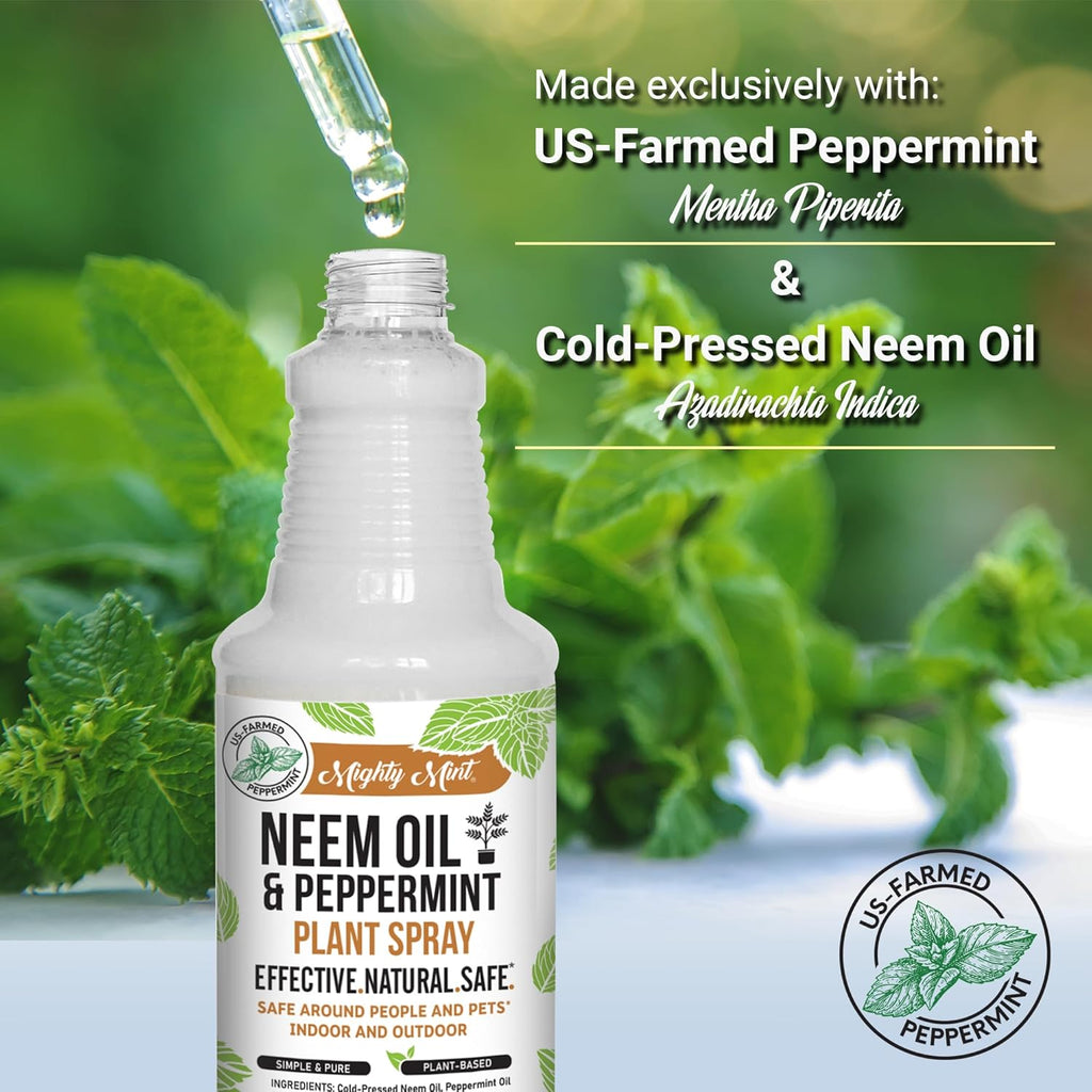 Neem Oil & Peppermint Plant Spray 16oz k7