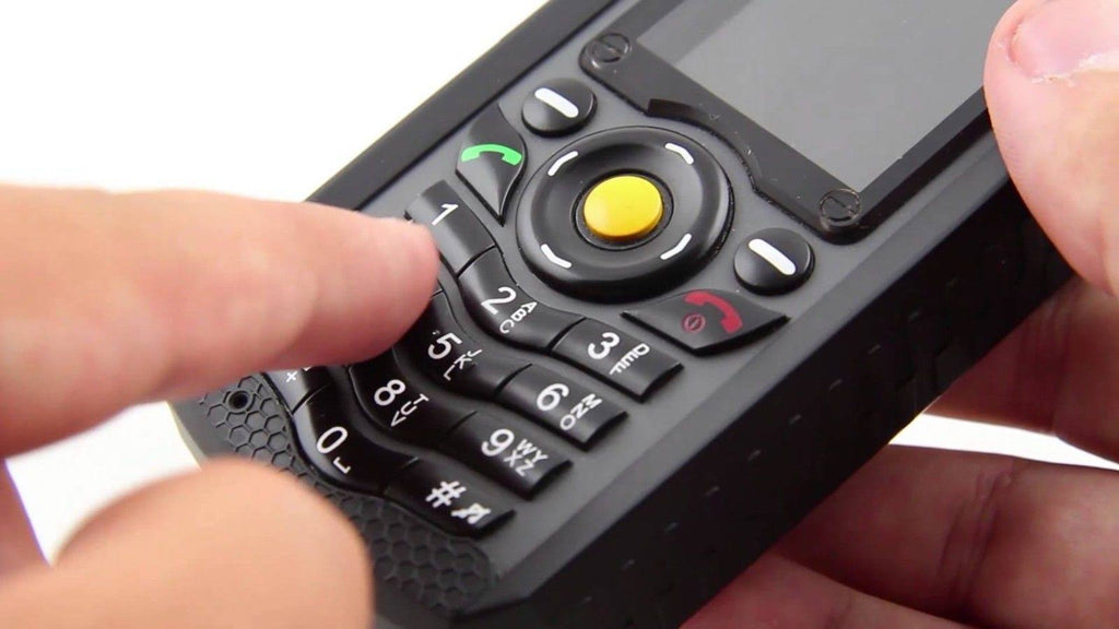Black Unlocked GSM Dual SIM Phone IP67 k7