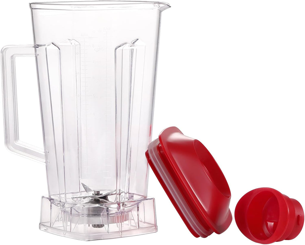 64 oz blender pitcher with red lid replacement parts a7k3