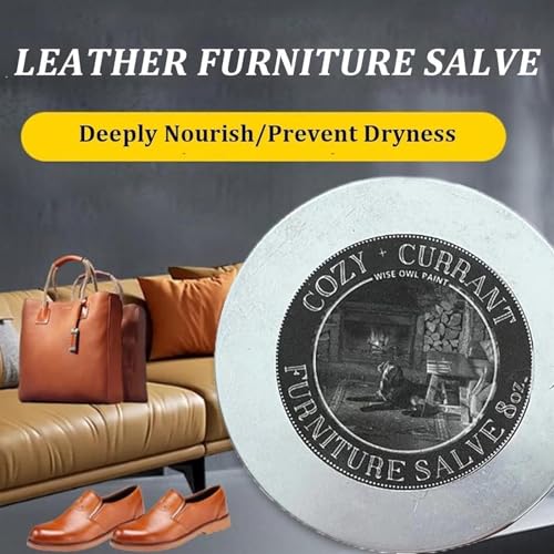 Leather Furniture Repair Salve with Applicator Brush 4oz k7