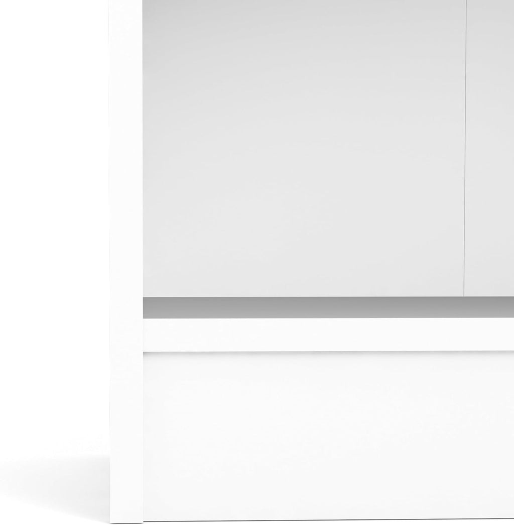 Bookcase Tall White a7