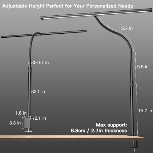 Desk Lamp with Remote Control and Adjustable Brightness 7k