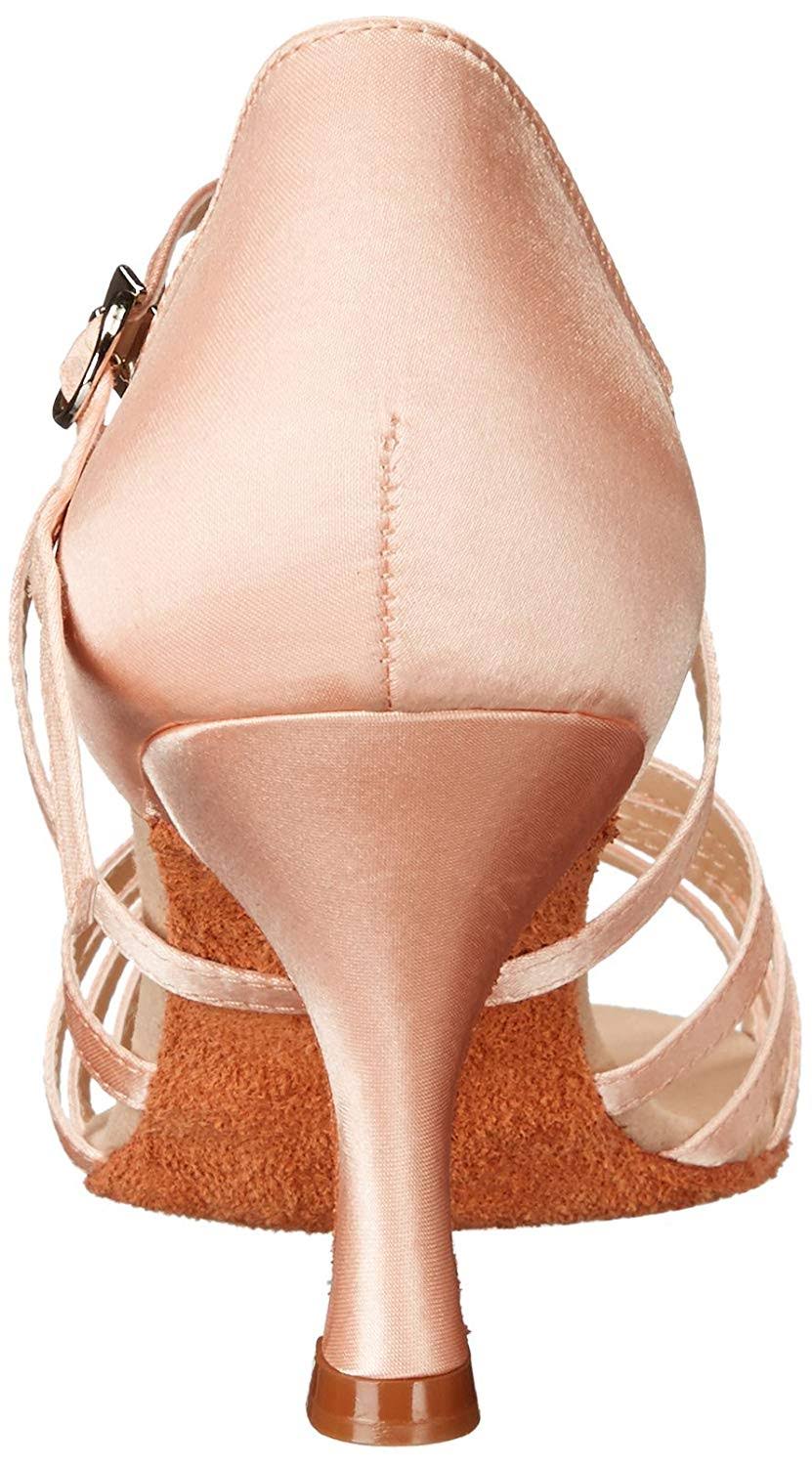 Dance Heels 2.5x22 Camel Satin a7