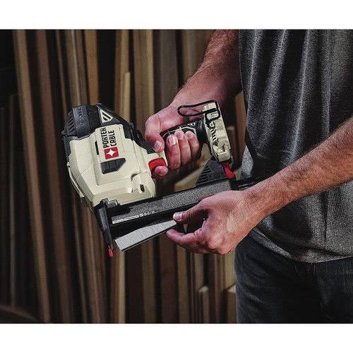 Cordless 18 Gauge Narrow Crown Stapler Kit a7