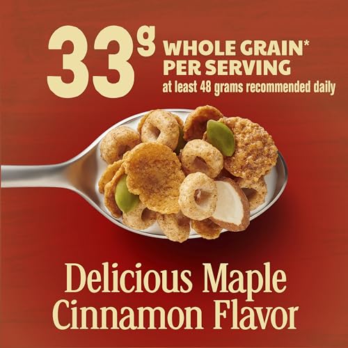 Maple Cinnamon Whole Grain Cereal, Family Size 20 oz k7