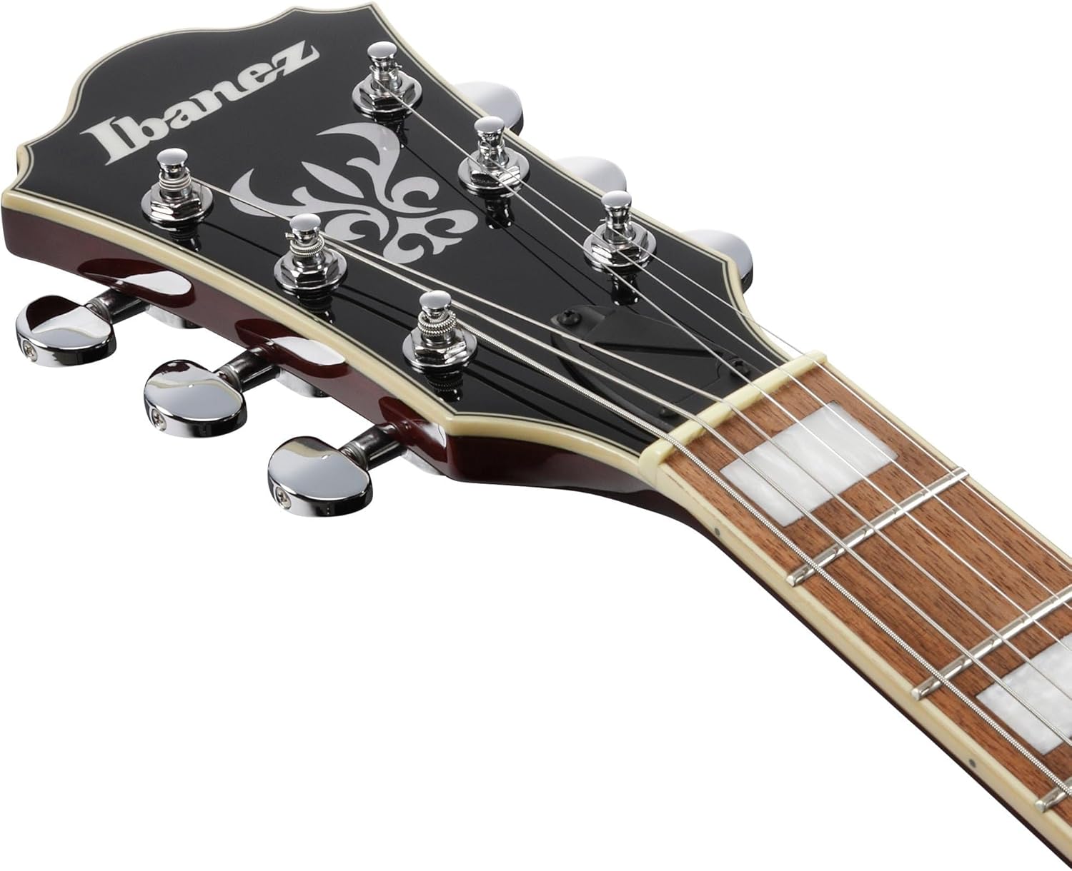 Semi-Hollow Electric Guitar Transparent Indigo Fade k7