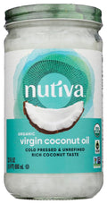 Nutiva Coconut Oil, Organic Extra Virgin, 23 fl oz (680 ml) by Nutiva