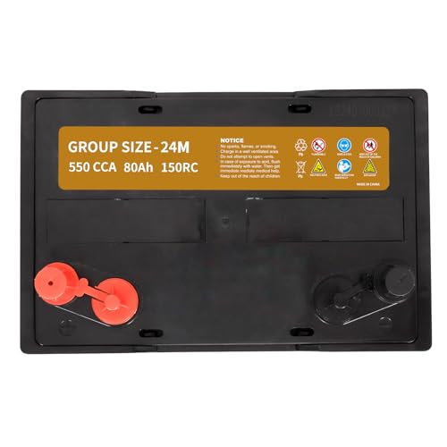Weize BCI Group 31M Dual Purpose AGM Battery, 200RC 825CCA 12V 105AH Starter & Deep Cycle Sealed Marine & RV Battery k7