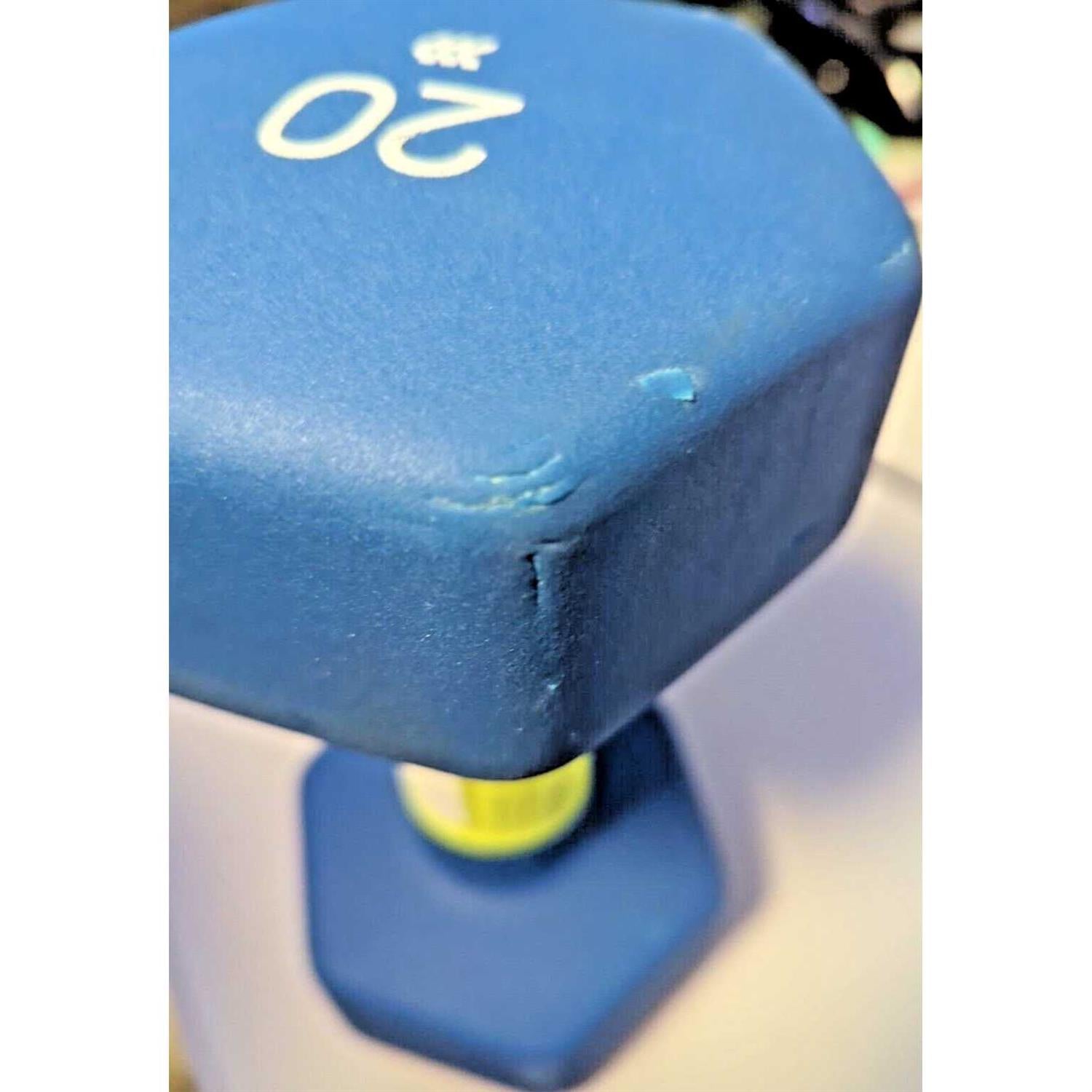 Neoprene Dumbbell 20lbs Blue k7m