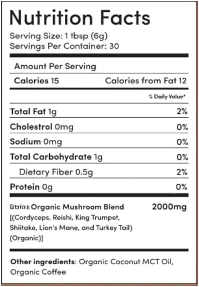 Organic Mushroom Coffee Supplement 60 Servings 2 Pack a7