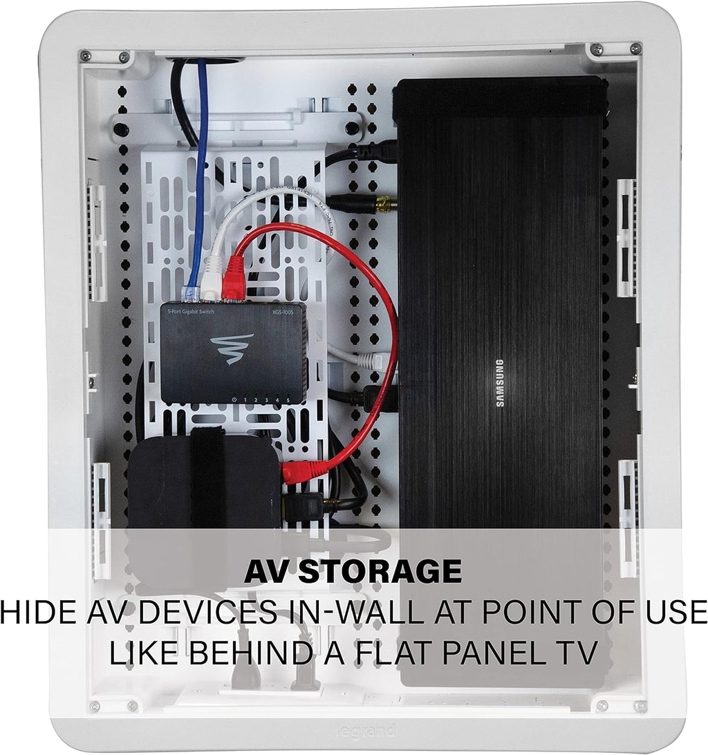 Cable Management Enclosure 17 Inch White k7